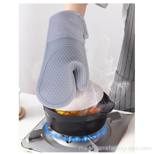 Sarung tangan sarung tangan bbq silikon